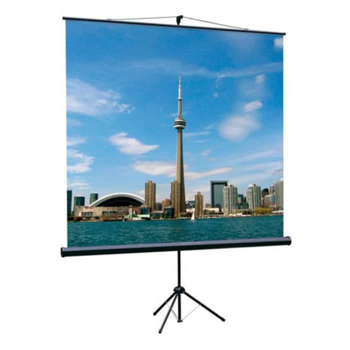 Экран на треноге Lumien 150x150 см, Eco View LEV-100101, 1:1, напольный, рулонный - фото 51374696 Экран на треноге Lumien 150x150 см, Eco View LEV-100101, 1:1, напольный, рулонный - фото 51374696