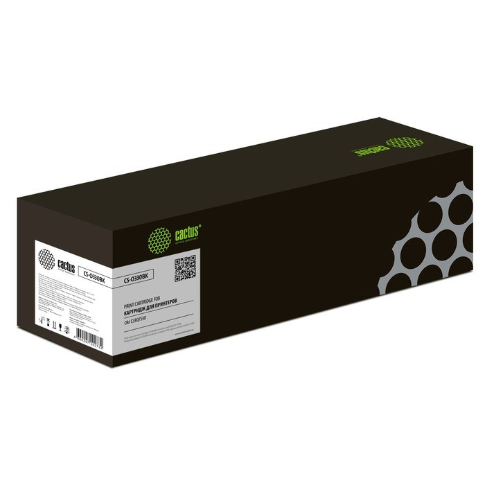 Тонер Картридж Cactus CS-O330BK черный для Oki C330/530 (3500стр.) - фото 51374852 Тонер Картридж Cactus CS-O330BK черный для Oki C330/530 (3500стр.) - фото 51374852