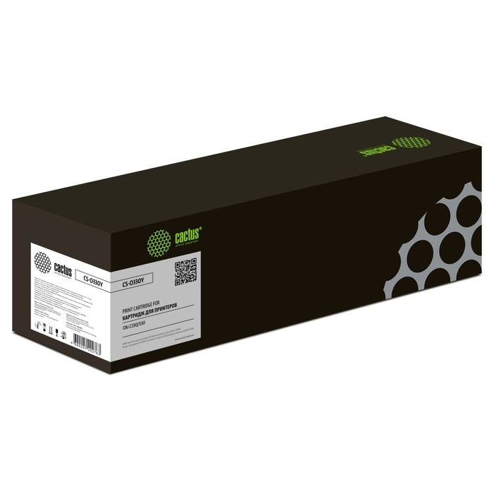 Тонер Картридж Cactus CS-O330Y желтый для Oki C330/C530 (3000стр.) - фото 51374858 Тонер Картридж Cactus CS-O330Y желтый для Oki C330/C530 (3000стр.) - фото 51374858