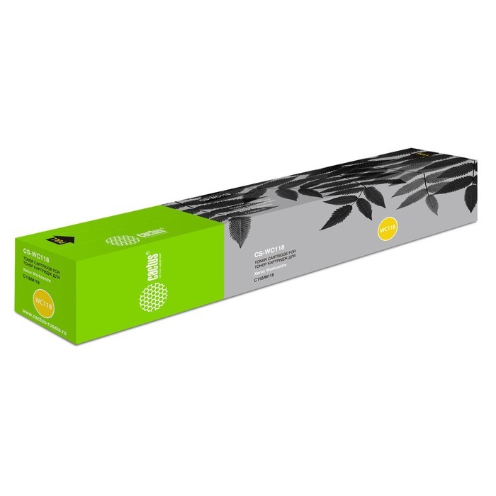 Картридж Cactus CS-WC118 006R01179 для Xerox Work Centre C118/M118 (11000k), черный - фото 51374907 Картридж Cactus CS-WC118 006R01179 для Xerox Work Centre C118/M118 (11000k), черный - фото 51374907