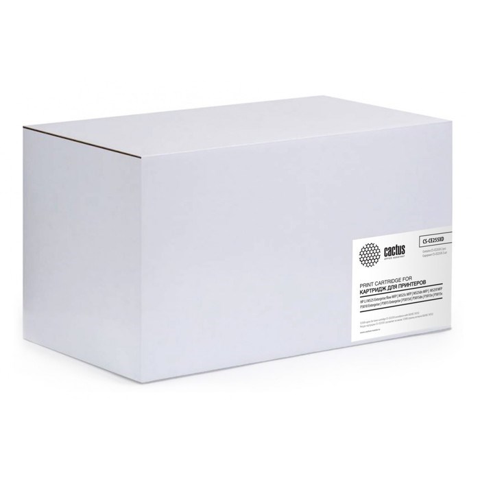 Картридж Cactus CS-CE255XD x2упак, для HP LJ P3015, 12500 страниц, цвет чёрный - фото 51375361 Картридж Cactus CS-CE255XD x2упак, для HP LJ P3015, 12500 страниц, цвет чёрный - фото 51375361