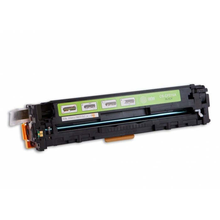 Картридж Cactus CS-CF210A CF210A, для HP LJ Pro 200 M251/M276, 1600 страниц, цвет чёрный - фото 51375431 Картридж Cactus CS-CF210A CF210A, для HP LJ Pro 200 M251/M276, 1600 страниц, цвет чёрный - фото 51375431