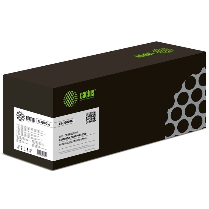 Картридж Cactus CS-Q6003A Q6003A, для HP CLJ 1600/2600N/M1015/M1017, 2000 страниц, цвет пурпурный - фото 51375674