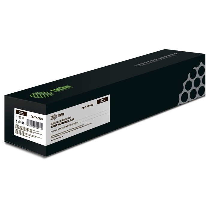 Картридж Cactus CS-TK7105 TK-7105, для Kyocera Mita TASKalfa 3010i/ 3011i, 20000 страниц, цвет чёрный - фото 51375760 Картридж Cactus CS-TK7105 TK-7105, для Kyocera Mita TASKalfa 3010i/ 3011i, 20000 страниц, цвет чёрный - фото 51375760