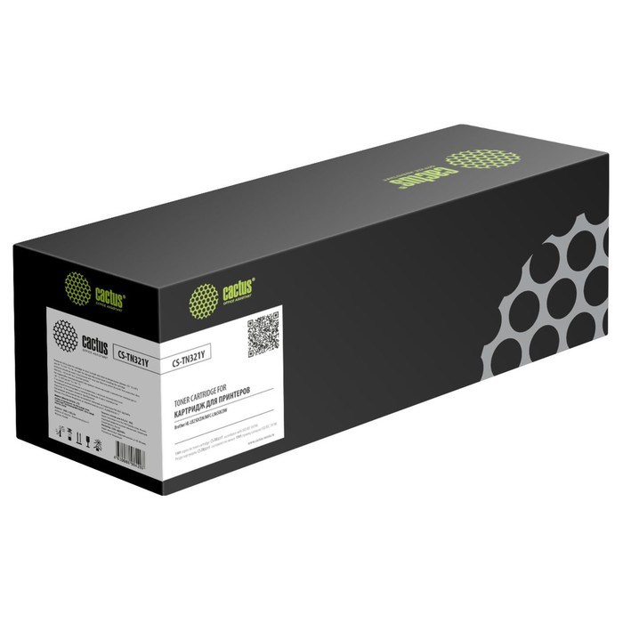 Картридж Cactus CS-TN321Y TN-321Y, для Brother HL-L8250CDN/MFC-L8650CDW, 1500 страниц, цвет жёлтый - фото 51375804 Картридж Cactus CS-TN321Y TN-321Y, для Brother HL-L8250CDN/MFC-L8650CDW, 1500 страниц, цвет жёлтый - фото 51375804