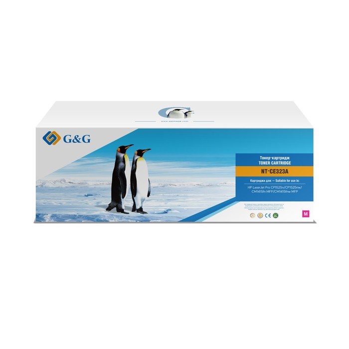 Картридж G&G NT-CE323A, для HP LJ Pro CP1525n/CP1525nw/CM1415fn MFP, 1300 страниц, цвет пурпурный - фото 51376043 Картридж G&G NT-CE323A, для HP LJ Pro CP1525n/CP1525nw/CM1415fn MFP, 1300 страниц, цвет пурпурный - фото 51376043