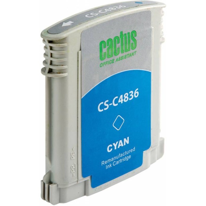 Картридж Cactus CS-C4836 №11, для HP BIJ 1000/1100/1200/2200/2300/2600/2800, 29 мл, цвет голубой - фото 51376244 Картридж Cactus CS-C4836 №11, для HP BIJ 1000/1100/1200/2200/2300/2600/2800, 29 мл, цвет голубой - фото 51376244