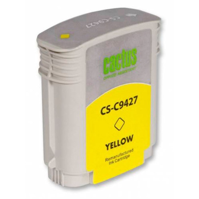 Картридж Cactus CS-C9427 №85, для HP DJ 30/130, 72 мл, цвет жёлтый - фото 51376299 Картридж Cactus CS-C9427 №85, для HP DJ 30/130, 72 мл, цвет жёлтый - фото 51376299