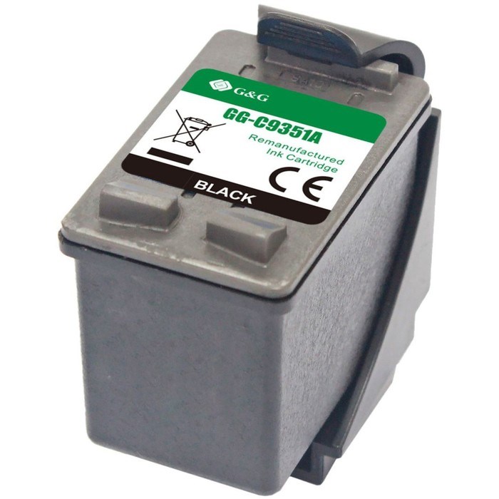 Картридж G&G GG-C9351A, для HP DJ 3920/3940/D1360/D1460/D1470/D1560/D2330, 17 мл, цвет чёрный - фото 51376564 Картридж G&G GG-C9351A, для HP DJ 3920/3940/D1360/D1460/D1470/D1560/D2330, 17 мл, цвет чёрный - фото 51376564