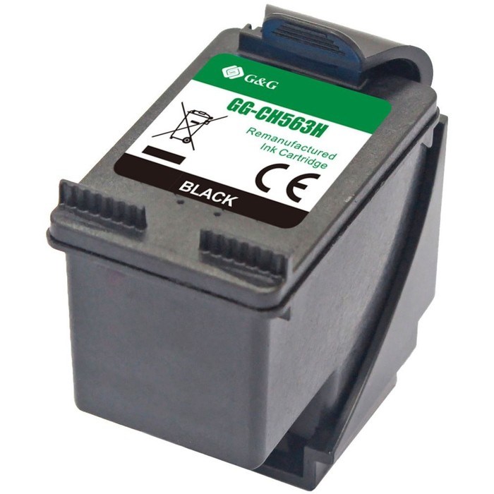 Картридж струйный G&G GG-CH563H, для HP DJ 1050/2050/2050s, 18 мл, цвет чёрный - фото 51376573 Картридж струйный G&G GG-CH563H, для HP DJ 1050/2050/2050s, 18 мл, цвет чёрный - фото 51376573