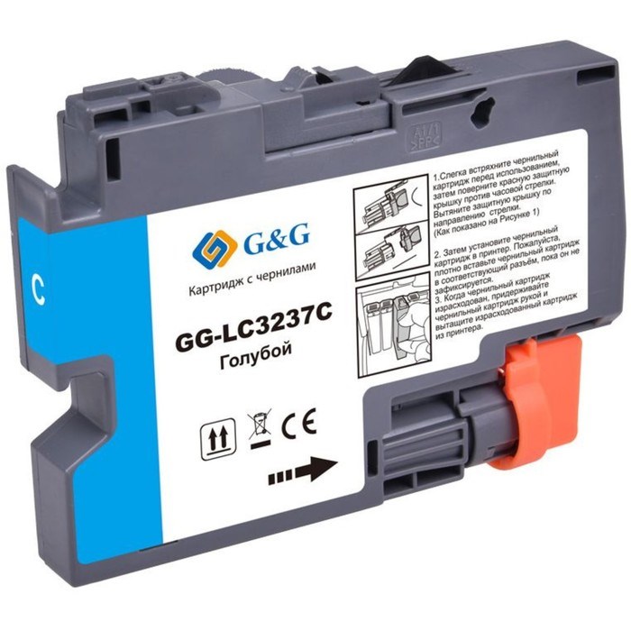 Картридж G&G GG-LC3237C, для Brother HL-J6000DW/J6100DW, 18,4 мл, цвет голубой - фото 51376582 Картридж G&G GG-LC3237C, для Brother HL-J6000DW/J6100DW, 18,4 мл, цвет голубой - фото 51376582