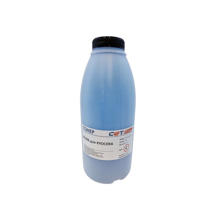 Тонер Cet PK206 OSP0206C-100, для Kyocera M6030cdn/6035cidn/6530cdn, бутылка 100гр, голубой - фото 51376762 Тонер Cet PK206 OSP0206C-100, для Kyocera M6030cdn/6035cidn/6530cdn, бутылка 100гр, голубой - фото 51376762