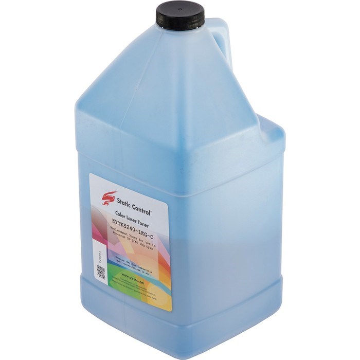 Тонер Static Control KYTK5240-1KG-C, для Kyocera Ecosys-P5026/M5526, флакон 1000гр, голубой - фото 51376824 Тонер Static Control KYTK5240-1KG-C, для Kyocera Ecosys-P5026/M5526, флакон 1000гр, голубой - фото 51376824