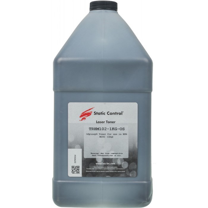 Тонер Static Control TRHM102-1KG-OS, для HP LJ M104/M132, флакон 1000гр, чёрный - фото 51376839 Тонер Static Control TRHM102-1KG-OS, для HP LJ M104/M132, флакон 1000гр, чёрный - фото 51376839