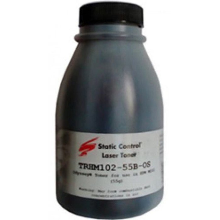 Тонер Static Control TRHM102-55B-OS, для HP LJ M104/M132, флакон 55гр, чёрный - фото 51376841 Тонер Static Control TRHM102-55B-OS, для HP LJ M104/M132, флакон 55гр, чёрный - фото 51376841