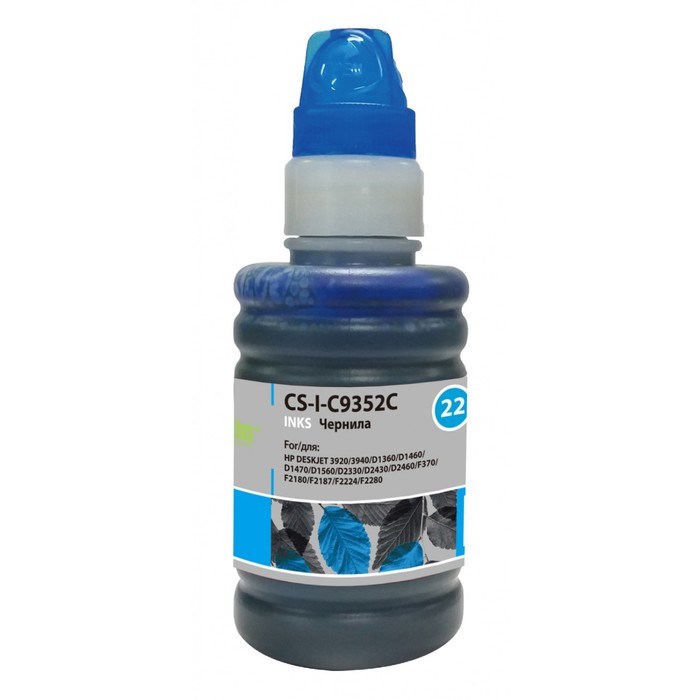 Чернила Cactus CS-I-C9352C, для HP DJ3920/3940/D1360/D1460/D1470/D1560/D2330, 100мл, голубые 93947 - фото 51376974 Чернила Cactus CS-I-C9352C, для HP DJ3920/3940/D1360/D1460/D1470/D1560/D2330, 100мл, голубые 93947 - фото 51376974