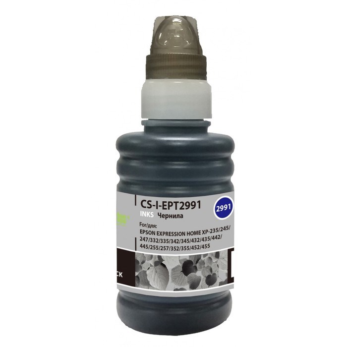 Чернила Cactus CS-I-EPT2991, для Epson Expresion Home XP-235/332/335/432/435, 100мл, чёрные 939484 - фото 51377069 Чернила Cactus CS-I-EPT2991, для Epson Expresion Home XP-235/332/335/432/435, 100мл, чёрные 939484 - фото 51377069