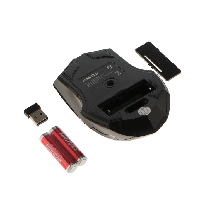 Мышь Smartbuy RUSH Dark, игровая, беспроводная, 1600 dpi, 2хААА, USB, подсветка, чёрная - фото 51377354 Мышь Smartbuy RUSH Dark, игровая, беспроводная, 1600 dpi, 2хААА, USB, подсветка, чёрная - фото 51377354