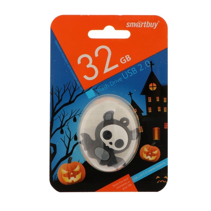 Флешка Smartbuy Halloween series "Летучая Мышь", 32 Гб, USB2.0, чт до 25 Мб/с, зап до15 Мб/с - фото 51377397 Флешка Smartbuy Halloween series "Летучая Мышь", 32 Гб, USB2.0, чт до 25 Мб/с, зап до15 Мб/с - фото 51377397