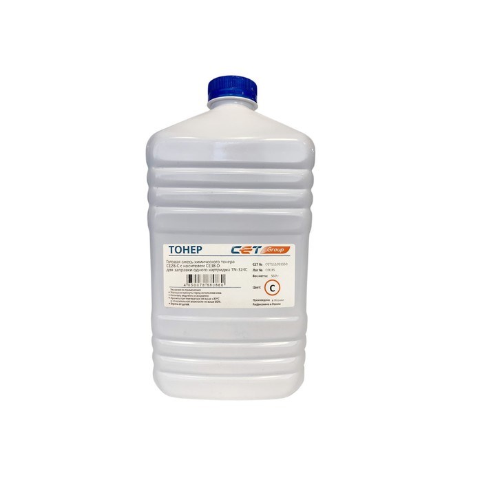 Тонер Cet CE28-C/CE28-D CET111053550, девелопер, для Konica C258/308, бутылка 550гр, голубой - фото 51377489 Тонер Cet CE28-C/CE28-D CET111053550, девелопер, для Konica C258/308, бутылка 550гр, голубой - фото 51377489