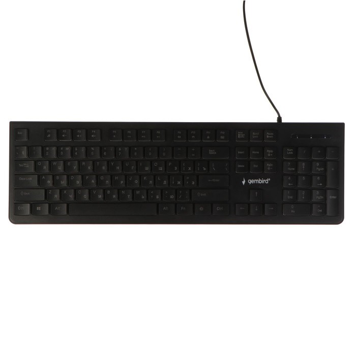 Клавиатура Gembird KB-250L, игровая, проводная, 104 клавиши, подсветка, USB, чёрная - фото 51377600 Клавиатура Gembird KB-250L, игровая, проводная, 104 клавиши, подсветка, USB, чёрная - фото 51377600