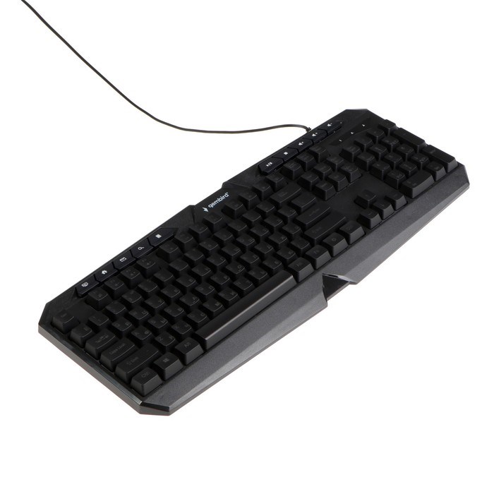Клавиатура Gembird KB-G420L, игровая, проводная, 114 клавиш, подсветка, USB, чёрная - фото 51377607 Клавиатура Gembird KB-G420L, игровая, проводная, 114 клавиш, подсветка, USB, чёрная - фото 51377607