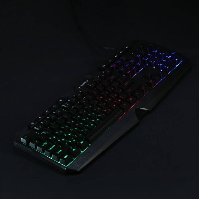 Клавиатура Gembird KB-G420L, игровая, проводная, 114 клавиш, подсветка, USB, чёрная - фото 51377611 Клавиатура Gembird KB-G420L, игровая, проводная, 114 клавиш, подсветка, USB, чёрная - фото 51377611