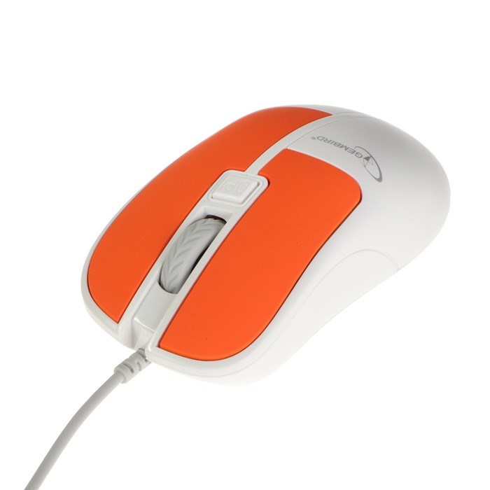 Мышь Gembird MOP-410-GRN, проводная, оптическая, 1600 dpi, USB, оранжевая - фото 51377624 Мышь Gembird MOP-410-GRN, проводная, оптическая, 1600 dpi, USB, оранжевая - фото 51377624
