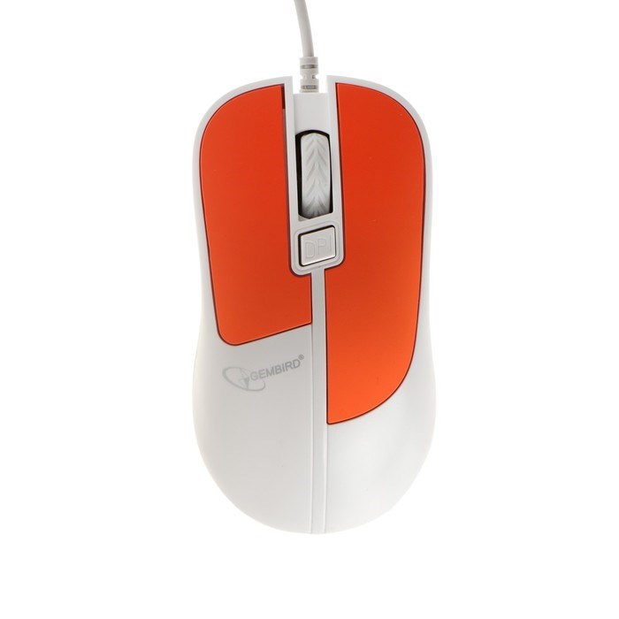 Мышь Gembird MOP-410-GRN, проводная, оптическая, 1600 dpi, USB, оранжевая - фото 51377625 Мышь Gembird MOP-410-GRN, проводная, оптическая, 1600 dpi, USB, оранжевая - фото 51377625