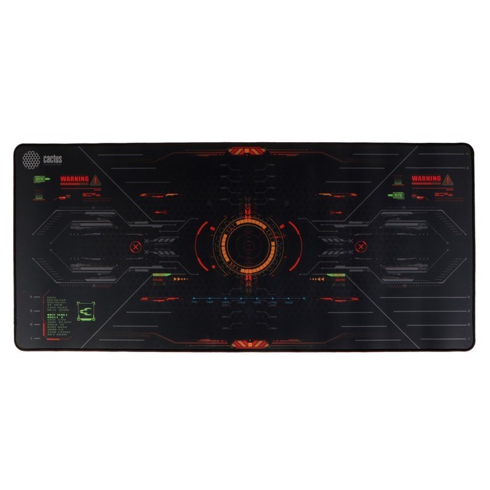 Коврик для мыши Cactus Skytrek, игровой, 900х400х3 мм, черный - фото 51377685 Коврик для мыши Cactus Skytrek, игровой, 900х400х3 мм, черный - фото 51377685