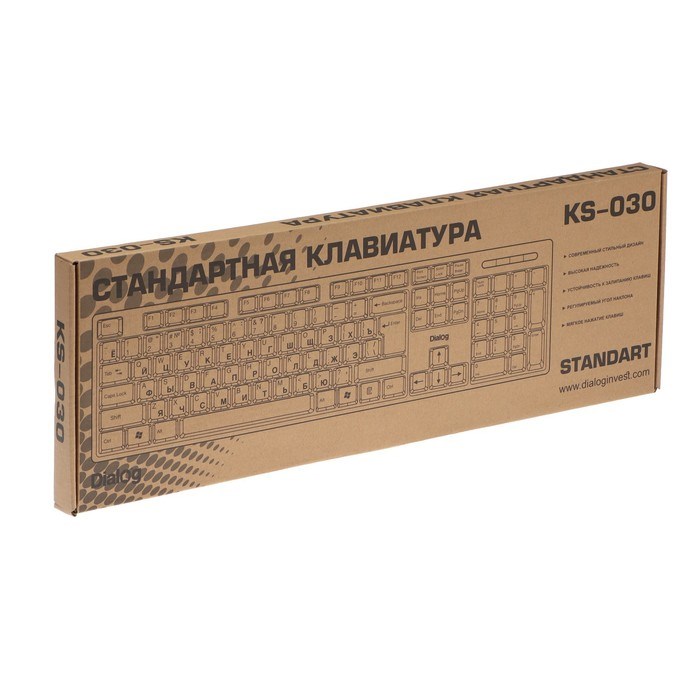Клавиатура Dialog KS-030U BLACK-RED Standart, проводная, мембранная,104 клавиши, USB, чёрная - фото 51377817 Клавиатура Dialog KS-030U BLACK-RED Standart, проводная, мембранная,104 клавиши, USB, чёрная - фото 51377817