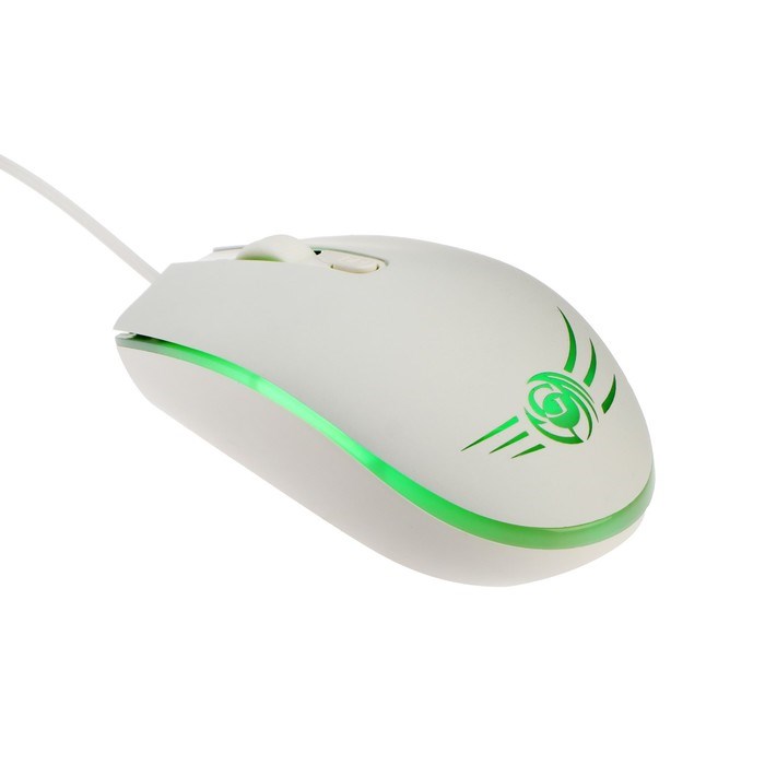Мышь Dialog MGK-07U WHITE Gan-Kata, игровая, проводная, подсветка, 1600 dpi, USB, белая - фото 51377819 Мышь Dialog MGK-07U WHITE Gan-Kata, игровая, проводная, подсветка, 1600 dpi, USB, белая - фото 51377819