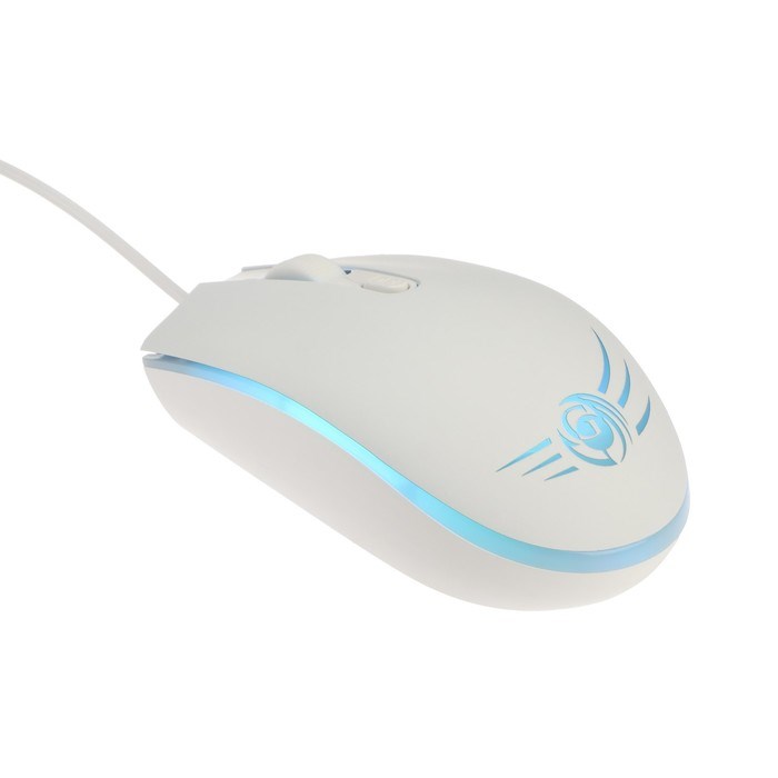 Мышь Dialog MGK-07U WHITE Gan-Kata, игровая, проводная, подсветка, 1600 dpi, USB, белая - фото 51377820 Мышь Dialog MGK-07U WHITE Gan-Kata, игровая, проводная, подсветка, 1600 dpi, USB, белая - фото 51377820