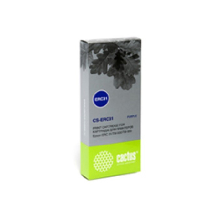 Картридж ленточный Cactus CS-ERC31 фиолетовый для Epson ERC 31/TM-930/950 - фото 51377842