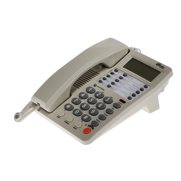 Телефон Ritmix RT-495, Caller ID, однокнопочный набор, память номеров, спикерфон, белый - фото 51377910 Телефон Ritmix RT-495, Caller ID, однокнопочный набор, память номеров, спикерфон, белый - фото 51377910