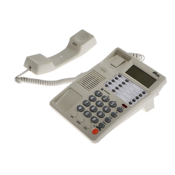 Телефон Ritmix RT-495, Caller ID, однокнопочный набор, память номеров, спикерфон, белый - фото 51377911 Телефон Ritmix RT-495, Caller ID, однокнопочный набор, память номеров, спикерфон, белый - фото 51377911