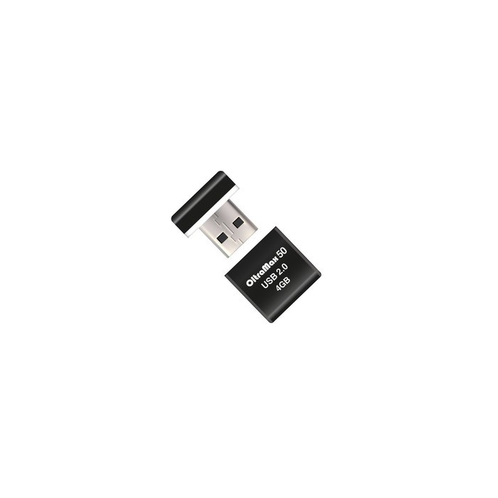 Флешка OltraMax 50, 4 Гб, USB2.0, чт до 15 Мб/с, зап до 8 Мб/с, чёрная - фото 51378113 Флешка OltraMax 50, 4 Гб, USB2.0, чт до 15 Мб/с, зап до 8 Мб/с, чёрная - фото 51378113