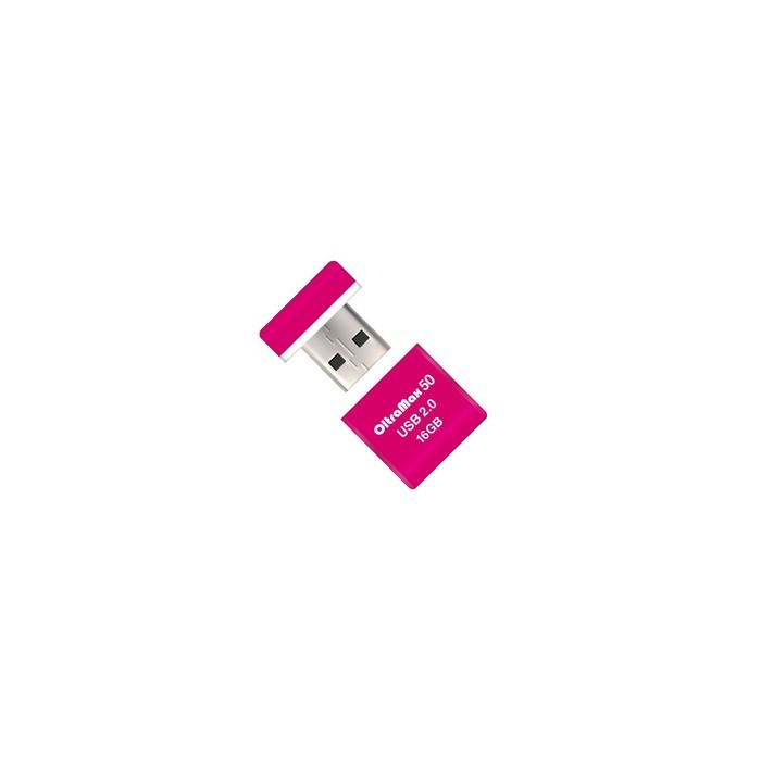 Флешка OltraMax 50, 16 Гб, USB2.0, чт до 15 Мб/с, зап до 8 Мб/с, розовая - фото 51378168 Флешка OltraMax 50, 16 Гб, USB2.0, чт до 15 Мб/с, зап до 8 Мб/с, розовая - фото 51378168