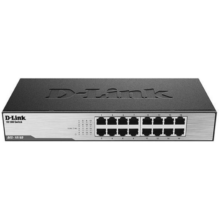 Коммутатор D-Link DES-1016D/H1A, неуправляемый, 16x10/100BASE-TX - фото 51378529 Коммутатор D-Link DES-1016D/H1A, неуправляемый, 16x10/100BASE-TX - фото 51378529