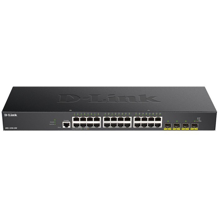 Коммутатор D-Link DGS-1250-28X/A1A, настраиваемый, 24х10/100/1000BASE-T - фото 51378572 Коммутатор D-Link DGS-1250-28X/A1A, настраиваемый, 24х10/100/1000BASE-T - фото 51378572