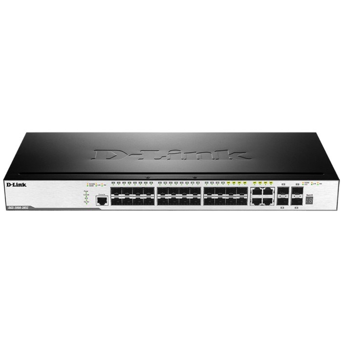 Коммутатор D-Link DGS-3000-28SC/A1A, управляемый, 4х10/100/1000BASE-T - фото 51378587 Коммутатор D-Link DGS-3000-28SC/A1A, управляемый, 4х10/100/1000BASE-T - фото 51378587