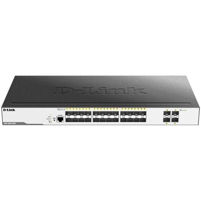 Коммутатор D-Link DGS-3000-28XS DGS-3000-28XS/B1A, управляемый, 24х10/100/1000BASE-Х - фото 51378588 Коммутатор D-Link DGS-3000-28XS DGS-3000-28XS/B1A, управляемый, 24х10/100/1000BASE-Х - фото 51378588