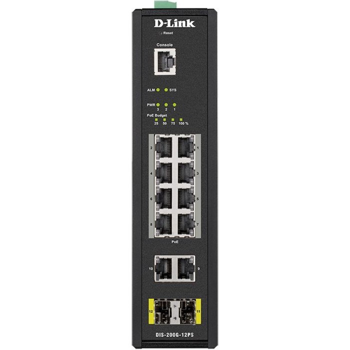 Коммутатор D-Link DIS-200G-12PS/A, управляемый, 10х10/100/1000BASE-T - фото 51378597 Коммутатор D-Link DIS-200G-12PS/A, управляемый, 10х10/100/1000BASE-T - фото 51378597