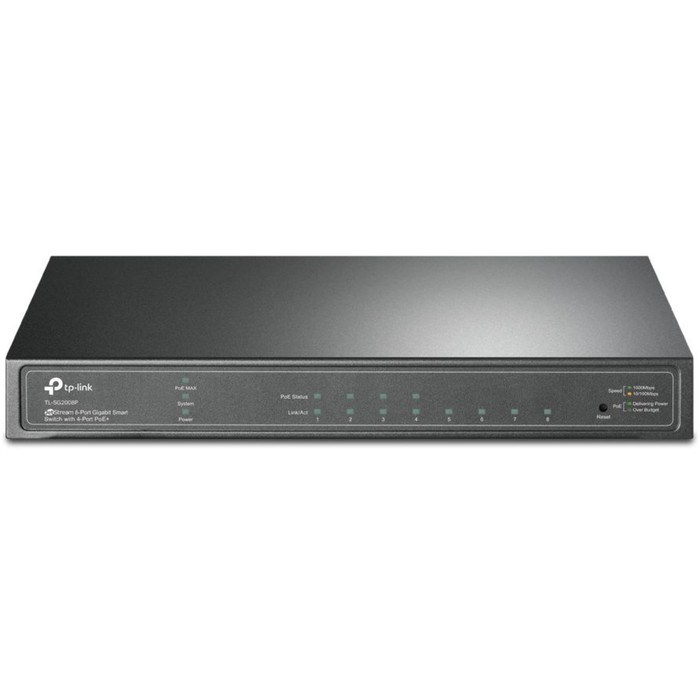 Коммутатор TP-Link JetStream TL-SG2008P, управляемый, 8х10/100/1000BASE-T - фото 51378641 Коммутатор TP-Link JetStream TL-SG2008P, управляемый, 8х10/100/1000BASE-T - фото 51378641