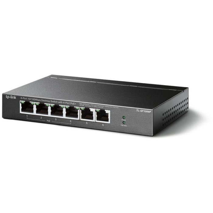 Коммутатор TP-Link TL-SF1006P, неуправляемый, 6x10/100BASE-TX - фото 51378650 Коммутатор TP-Link TL-SF1006P, неуправляемый, 6x10/100BASE-TX - фото 51378650