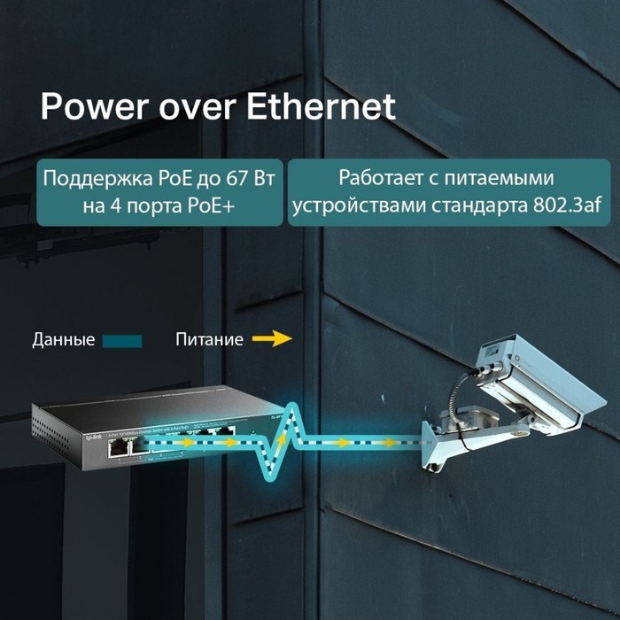 Коммутатор TP-Link TL-SF1006P, неуправляемый, 6x10/100BASE-TX - фото 51378652 Коммутатор TP-Link TL-SF1006P, неуправляемый, 6x10/100BASE-TX - фото 51378652