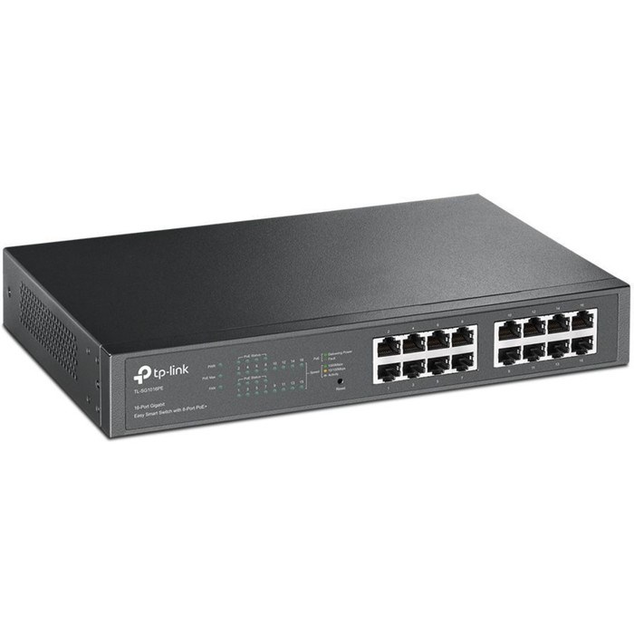 Коммутатор TP-Link TL-SG1016PE, управляемый, 16х10/100/1000BASE-T - фото 51378665 Коммутатор TP-Link TL-SG1016PE, управляемый, 16х10/100/1000BASE-T - фото 51378665