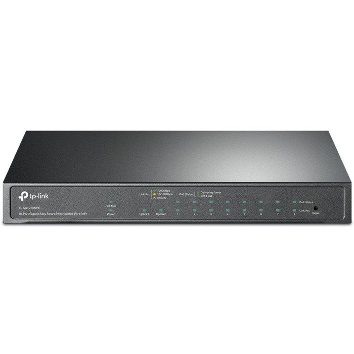 Коммутатор TP-Link TL-SG1210MPE, настраиваемый, 10х10/100/1000BASE-T - фото 51378683 Коммутатор TP-Link TL-SG1210MPE, настраиваемый, 10х10/100/1000BASE-T - фото 51378683