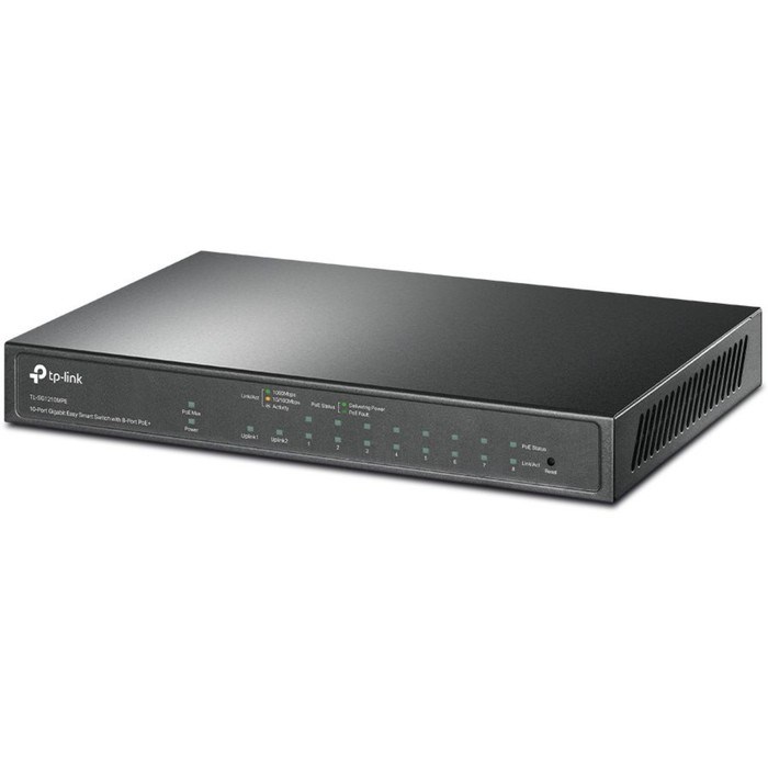 Коммутатор TP-Link TL-SG1210MPE, настраиваемый, 10х10/100/1000BASE-T - фото 51378684 Коммутатор TP-Link TL-SG1210MPE, настраиваемый, 10х10/100/1000BASE-T - фото 51378684