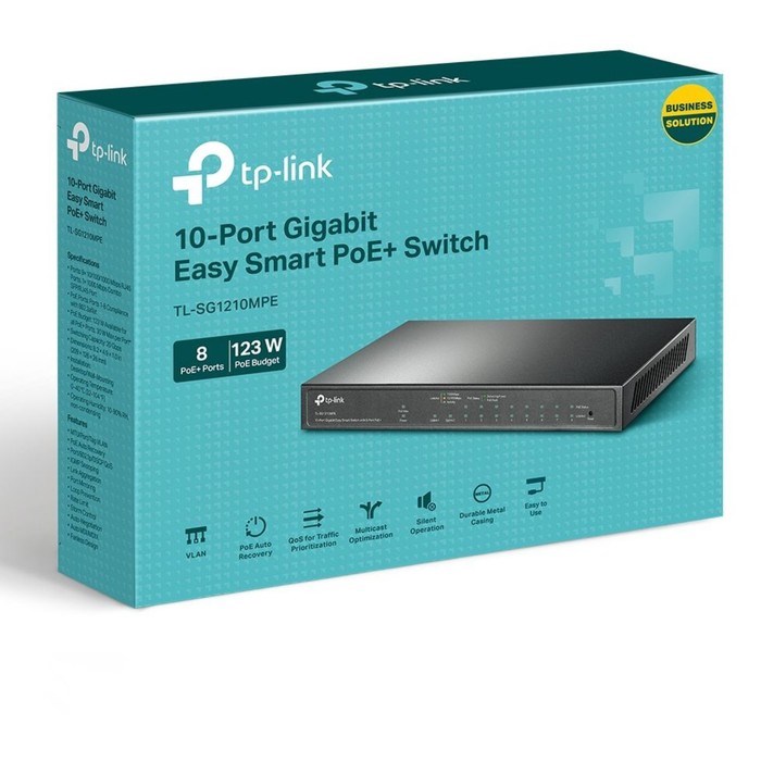 Коммутатор TP-Link TL-SG1210MPE, настраиваемый, 10х10/100/1000BASE-T - фото 51378686 Коммутатор TP-Link TL-SG1210MPE, настраиваемый, 10х10/100/1000BASE-T - фото 51378686